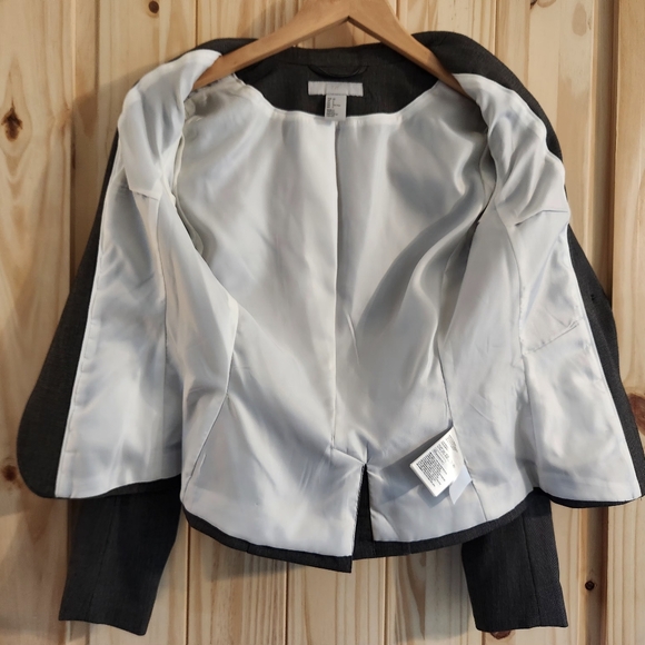 H&M Blazer Fitted One-Button Suit Jacket - Picture 10 of 12